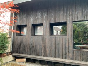 Bardage bois aspect brulé - Schiltigheim - Vue d'ensemble