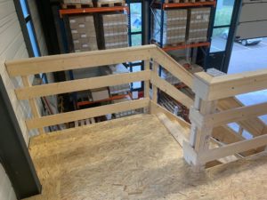 escalier pourprojet e2 - Plateforme de stockage